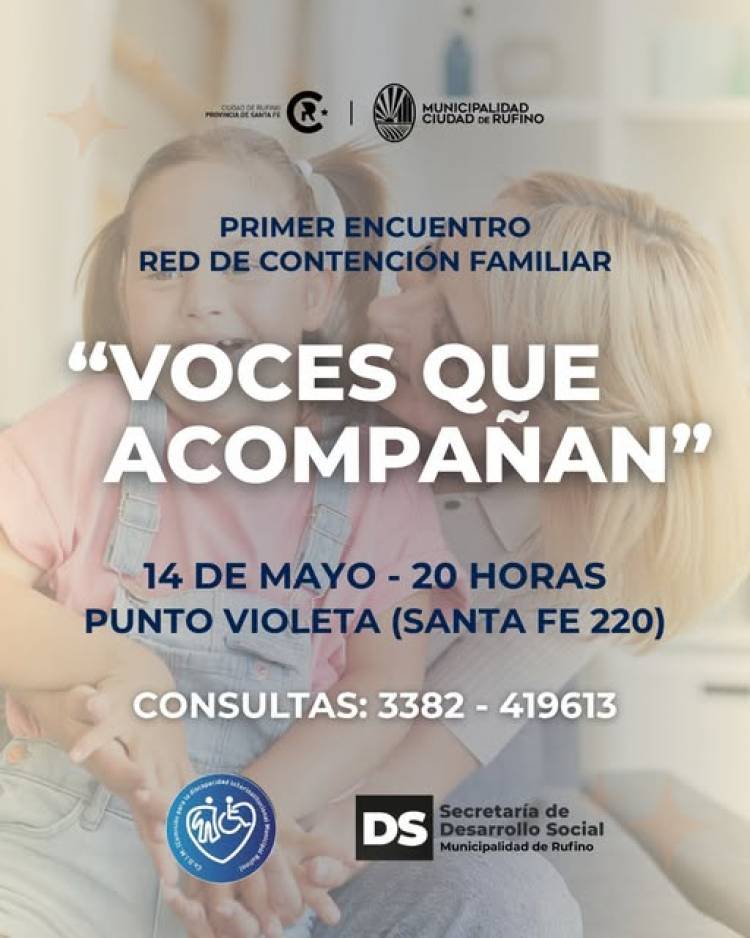 "VOCES QUE ACOMPAÑAN" NUEVA FECHA