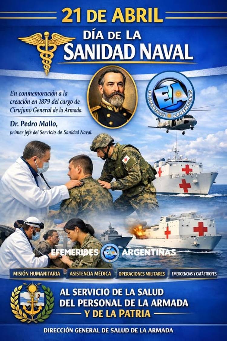 21 DE ABRIL: DIA DE LA SANIDAD NAVAL