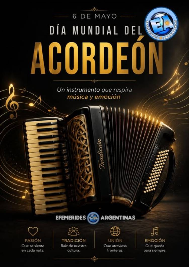6 DE MAYO: DIA MUNDIAL DEL ACORDEON