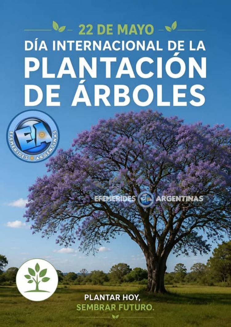 22 DE MAYO: DIA INTERNACIONAL DE LA PLANTACION DE ARBOLES